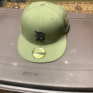 Olive green and orange  59FIFTY Detroit Tigers Fitted Cap